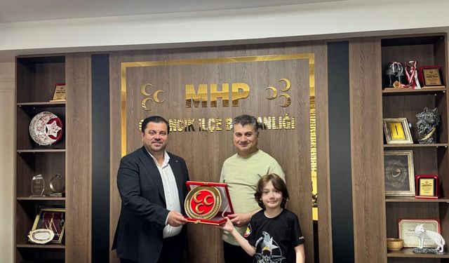 MHP Osmancık İlçe Başkanlığı’na anlamlı ziyaret