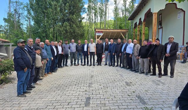 Söğütönü Köyü’nde şükür duası ve kurban yemeği