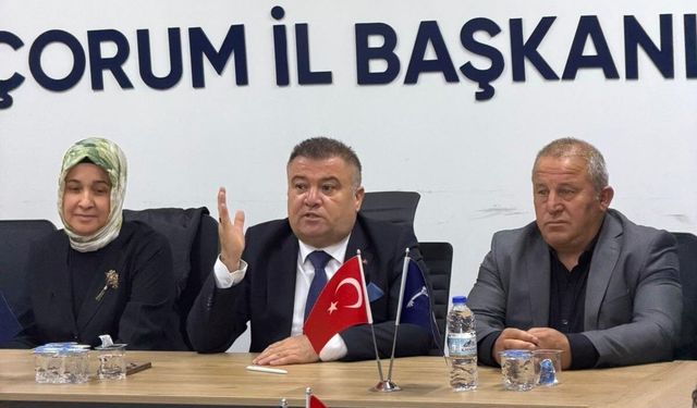 Çorum'da Anahtar Parti teşkilatı bayram sevincini paylaştı