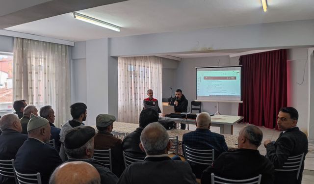 Oğuzlar'da çiftçilere kırsal kalkınma destekleri anlatıldı