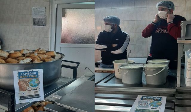 Şehit Emin Güner MTAL öğrencilerinden çevre ve tasarruf farkındalığı