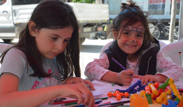 Çorum’daki Aile Festivali’nde çocuklar doyasıya eğlendi