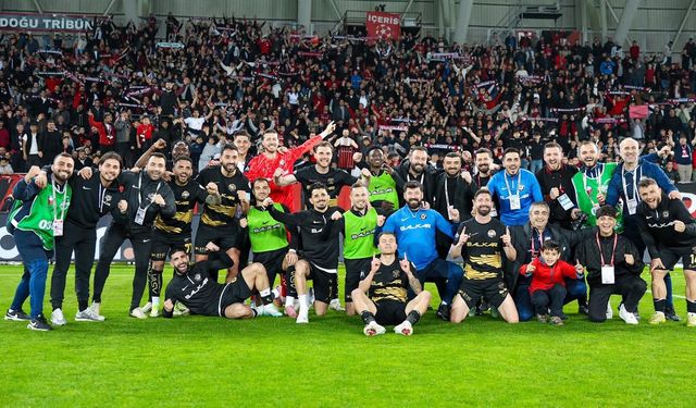 Arca Çorum FK tek golle kazandı, Play-Off’ta adını üst tura yazdırdı