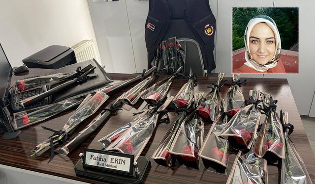 ÇESOB’da hüzün: Fatma Ekin’in masası karanfillerle süslendi
