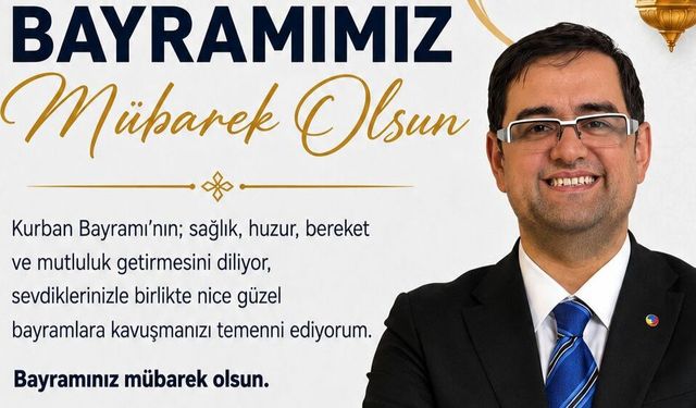 Erkan Dalyan’dan Kurban Bayramı mesajı: “Daha güçlü bir Çorum için çalışmaya devam edeceğiz”