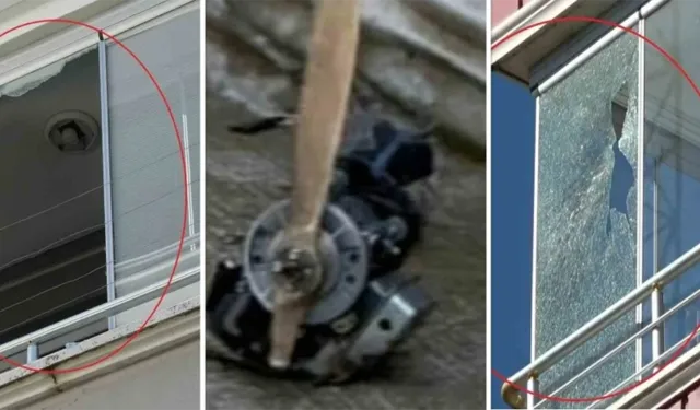 Kanat açıklığı 1 metre olan gizemli İHA evlerin pencerelerini indirdi