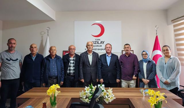 Türk Kızılay Çorum İl Merkezi’ne anlamlı ziyaret