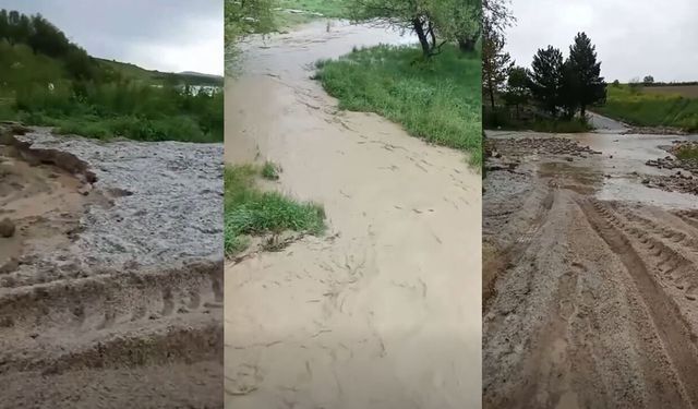 Çorum'da dolu ve sel felaketi: Köylerde büyük zarar oluştu