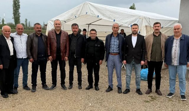 MHP heyeti Celilkırı Köyü’nde şükür duasına katıldı