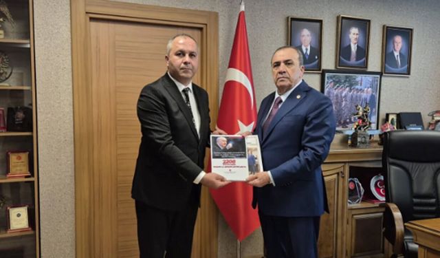 Mehmet İhsan Çıplak’tan Vahit Kayrıcı’ya ziyaret