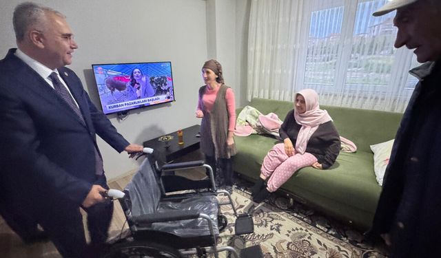 Milletvekili Yusuf Ahlatcı verdiği sözü tuttu