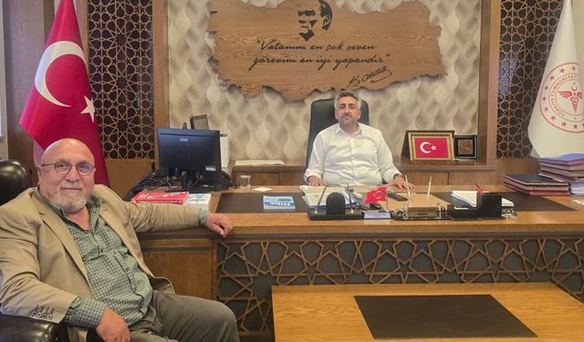 Hacı Odabaş’tan Başhekim Muhammed Gömeç’e ziyaret