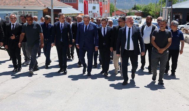 MHP heyetinden Kargı'ya geniş katılımlı ziyaret