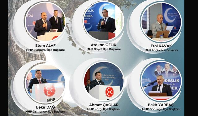MHP Çorum’da İlçe Kongrelerinin İlk Etabını tamamladı