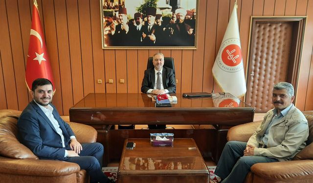 Çorum İHH'dan İl Müftüsü Şahin Yıldırım'a ziyaret