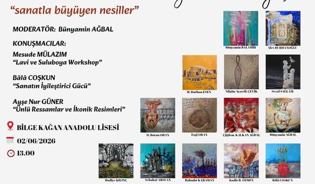 Sanat Okulda Projesi Bilge Kağan Anadolu Lisesi’nde