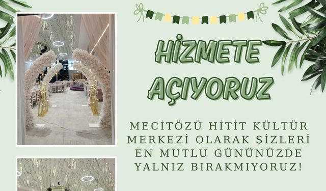 Mecitözü Hitit Kültür Merkezi özel günler için hizmete açılıyor