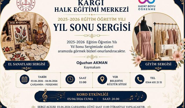 Kargı’da Hayat Boyu Öğrenme Haftası etkinlikleri başlıyor