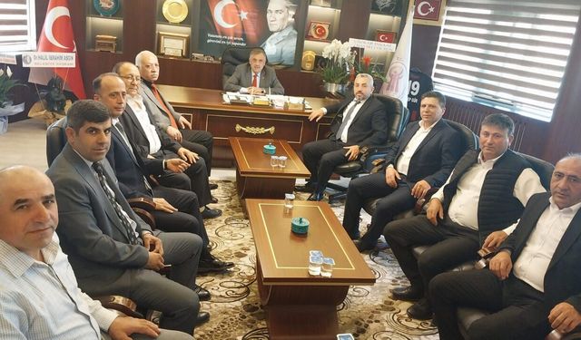 Mecitözü Süt Üreticileri Birliği'nden ÇESOB Başkanı Gür'e hayırlı olsun ziyareti
