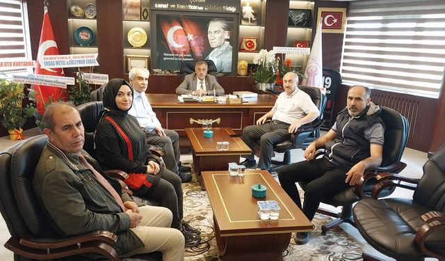 ÇESOB’da oda genel sekreterleriyle bayramlaşma
