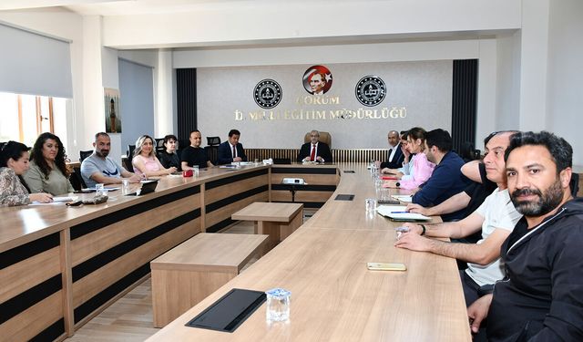 Çorum’da eğitim projeleri masaya yatırıldı