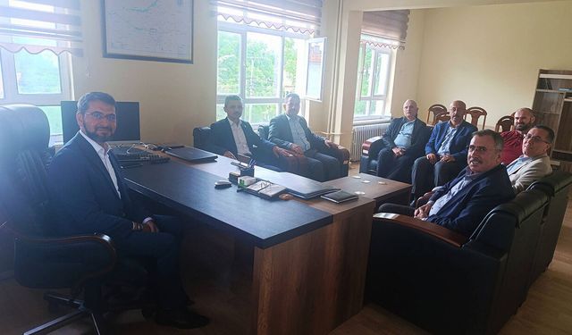 Osmancık’taki din görevlilerinden Müftü Koçak’a bayram ziyareti