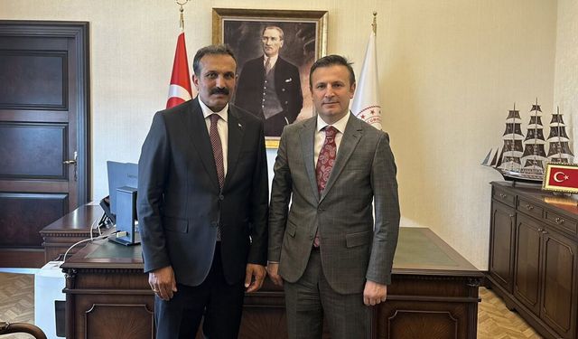Başkan Torun'dan Personel Genel Müdürü Zengin'e hayırlı olsun ziyareti