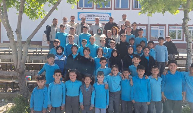 Osmancık'ta LGS öncesi köy okullarına moral ziyareti