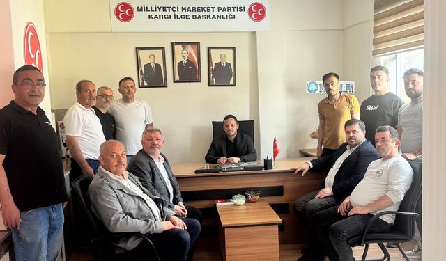 MHP'li başkanlardan Kargı'ya ziyaret