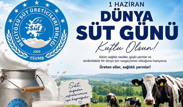 Mecitözü Süt Üreticileri Birliği’nden Dünya Süt Günü mesajı