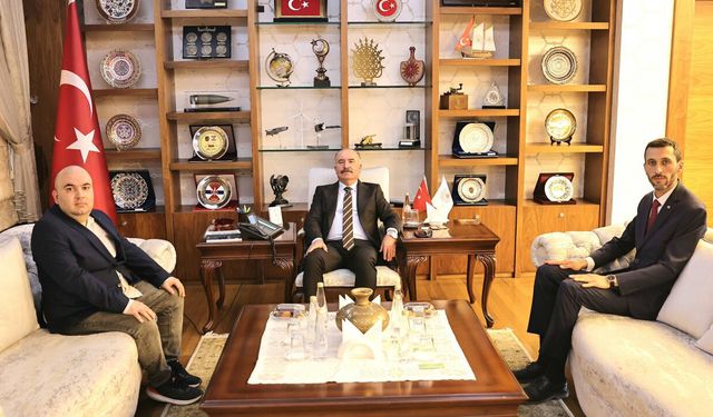 Vali Ali Çalgan, başarılı sporcuları kabul etti
