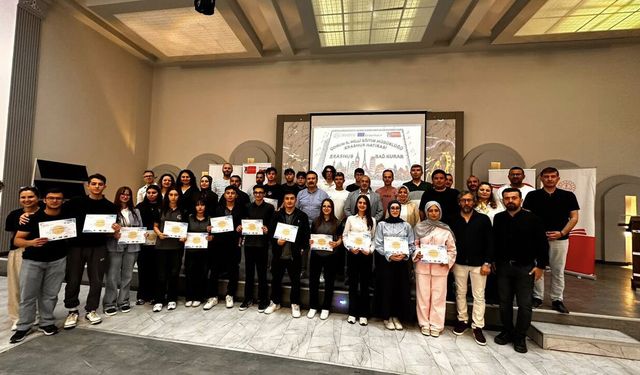 Erasmus faaliyetleri Çorum'da düzenlenen programla değerlendirildi