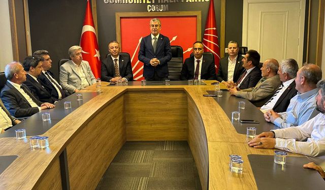 CHP'liler Çorum'da bir araya geldi