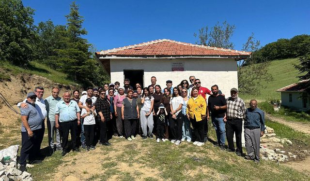 Tahtasız, Eymir Köyü'ndeki şükür duasına katıldı