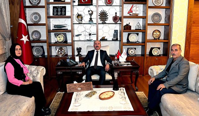 Osmancık'ın yöresel lezzetleri Vali Çalgan'a tanıtıldı