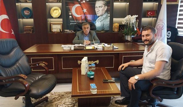 Ali Başoğlu’ndan Recep Gür’e ziyaret