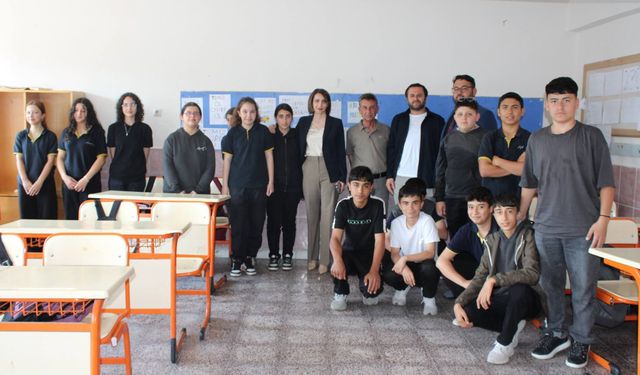 Kaymakam Nayman LGS adaylarıyla buluştu