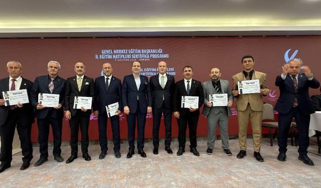 Yeniden Refah Partisi’nde eğitim programı tamamlandı
