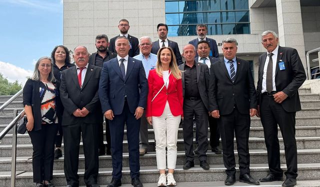 CHP Çorum heyeti TBMM'de ağırlandı