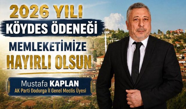 Dodurga'ya 4,8 milyon liralık KÖYDES ödeneği