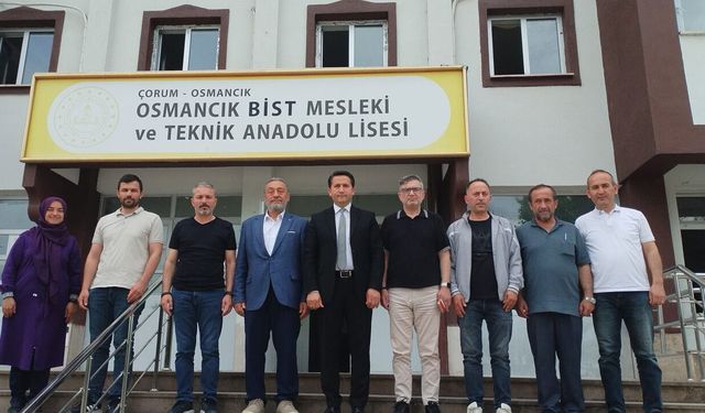 İl Milli Eğitim Yöneticilerinden Osmancık'ta Okul Ziyaretleri