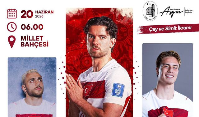 Çorum’da Milli Takım Coşkusu Millet Bahçesi’ne taşınıyor