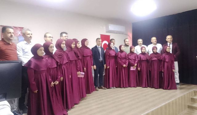 Osmancık'ta gururlandıran tören: Hafızlık yolculuğu başladı