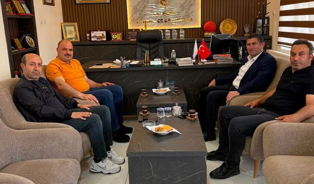 Sağlık-Sen heyetinden Mücahit Gürsoy'a ziyaret