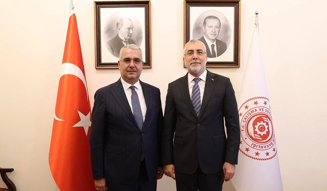 Ahlatcı, Bakan Işıkhan ile görüştü, yatırımlar değerlendirildi