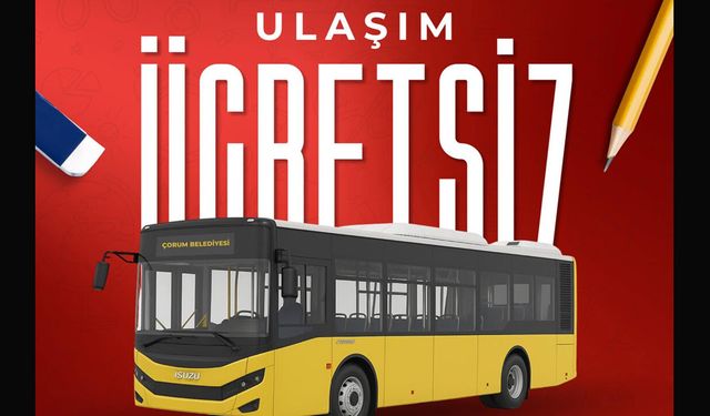 LGS adaylarına belediye otobüsleri ücretsiz
