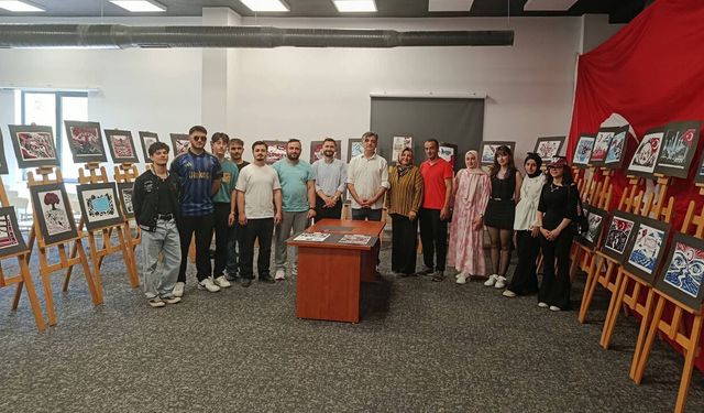 Özgün baskı sergisi görücüye çıktı