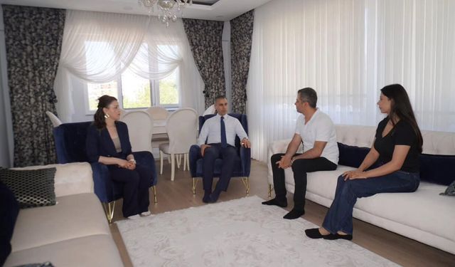 Kaymakam Furkan Duman’dan geçmiş olsun ziyareti
