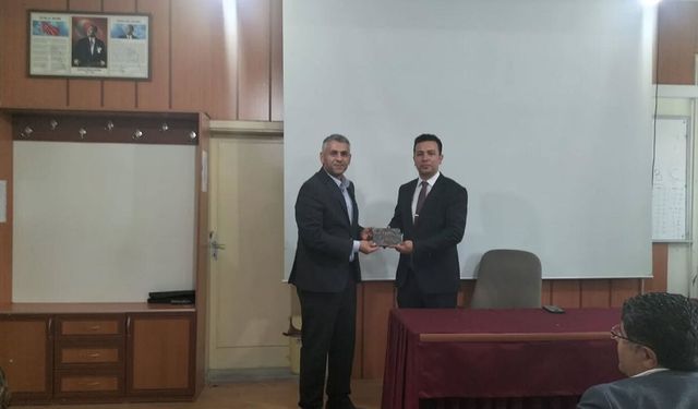 Mezun olduğu okulda öğrencilerle buluştu