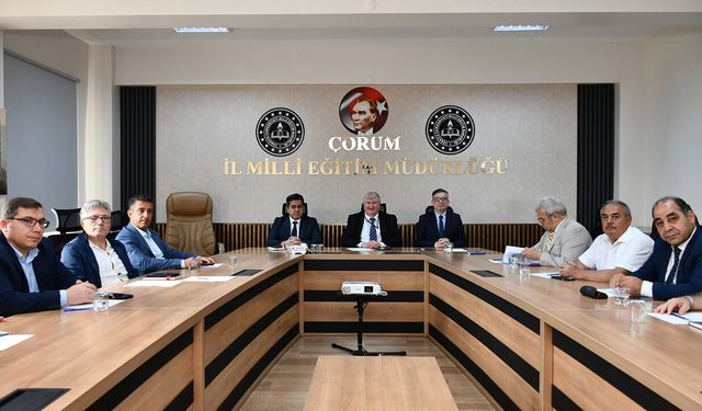 Çorum'da MESEM uygulamaları için önemli toplantı